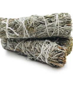 Blue Sage Smudge Sticks - Natural Incense Sticks for Cleansing Negative Energy, Meditation Accessories, Spiritual Gifts, Aromatherapy (Pack of 3) Blue Sage 3 Pack 12 9151g64oKL