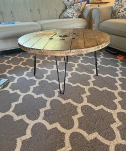 SMARTSTANDARD 16" Hairpin Furniture Legs, Metal Home DIY Projects for Nightstand, Coffee Table, Desk, etc with Rubber Floor Protectors Black 4PCS 16 Inch 32 9155Ejf1nxL