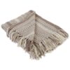 DII Braided Striped Throw, 50x60, Stone 37 9155UISWTML