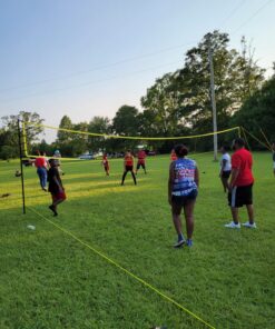 Franklin Sports Volleyball and Badminton Set Recreational Badminton/Volleyball Set 35 9157eLkmPaL