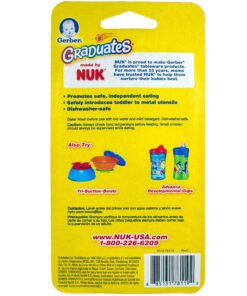 Gerber Graduates Safety Fork and Spoon Set in Assorted Colors, 2-Piece Set 10 915Ix P2LCL