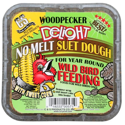 C&S Woodpecker Delight No-Melt Suet Dough