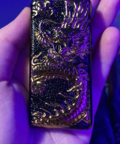 Kivors Electronic Lighter Plasma Arc USB Rechargeable Windproof Flameless Metal Dragon Lighter for Camping Hiking Business Dragon-black 27 915PlgK0WvL