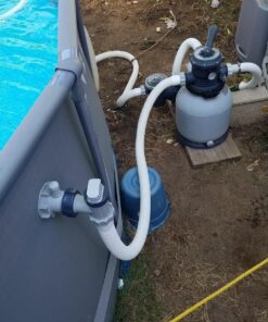 Intex Krystal Clear Sand Filter Pump for Above Ground Pools, 12-inch, 110-120V with GFCI 12 in Pump only 46 915QU38mcFL