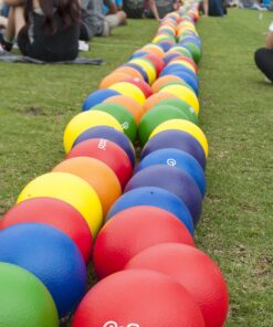 GoSports Soft Skin Foam Playground Dodgeballs - 6 Pack Set for Kids - Includes Mesh Carry Bag 6 Inch Balls 6 Pack - Multicolor 15 915SwlJQ 1L
