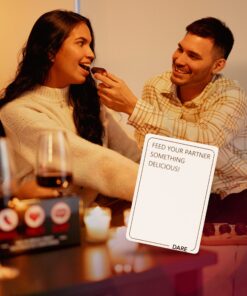 Romantic Game for Couples -Gift - Perfect Date Night Ideas - Girlfriend, Boyfriend, Newlywed, Wife or Husband. 3-in-1:Talk, Flirt, Dare. Reignite and Deepen Relationship with Your Partner. 26 915X3PcruL