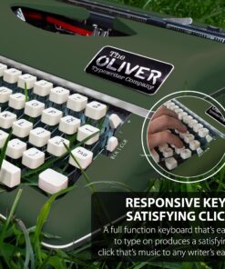 The Oliver Typewriter Company Timeless Manual Typewriter, Olive 15 915Y4EsBvSL