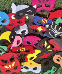 Superhero masks - Super hero party favors for kids, and birthday supplies 32 set for kids party 25 915YWhKSeIL