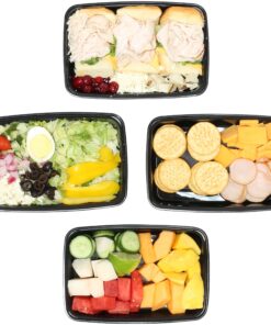 16 Pack - SimpleHouseware 1 Compartment Food Grade Meal Prep Storage Container Boxes, 28 Ounces 16 Pack 22 915ZYl4TEnL