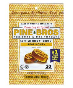 Pine Bros. Bundle-Two Flavors Softish Throat Drops, Natural Honey 30 Ct / Wild Cherry 30 Ct 11 915irE9xJIL