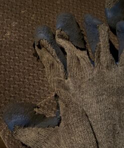 G & F Products - 3100L-DZ-Parent 12 Pairs Large Rubber Latex Double Coated Work Gloves for Construction, gardening gloves, heavy duty Cotton Blend Blue Large (Pack of 12) General Purpose 43 915sDoX2 uL 1