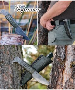 Toferner Original Gift-Knife - Bird Head - Hand Forged Knife - Sports- Hand Made Genuine Leather Case- Polished & Hardened Blade - Art Collection- Antiquity.Idea Beautiful Product 21 915uaKJW5AL