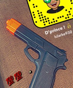 MASTER USA Rubber Training Gun, Black and Red Head Painting, Model Number: 3200BK 26 915w DyMhVL