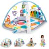 Baby Einstein 4-in-1 Kickin' Tunes Music and Language Play Gym and Piano Tummy Time Activity Mat Kickin Tunes 4-in-1 Mat 50 915xdXXCB8L