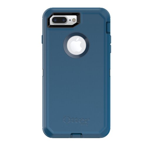 OtterBox DEFENDER SERIES Case for iPhone 8 PLUS & iPhone 7 PLUS (ONLY) - Retail Packaging - BESPOKE WAY (BLAZER BLUE/STORMY SEAS BLUE) Standard Packaging