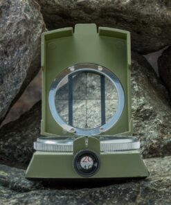 SE Military Lensatic and Prismatic Sighting Survival Emergency Compass with Pouch - CC4580 67 91666akF5L