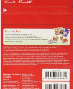 Canon Photo Paper Glossy 4 x 6 Inches, PP-301, 100 Sheets 4'x6' (100 Sheets) 13 916BEoJlGzL