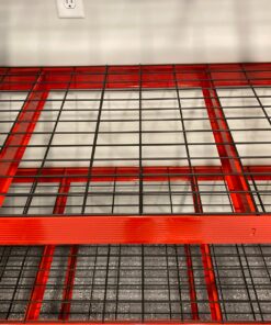 Muscle Rack UR184872-R 5-Shelf Steel Shelving Unit, 48" Width x 72" Height x 18" Length, Red 72" Height x 60" Width x 24" Depth 33 916FeOC2c5L