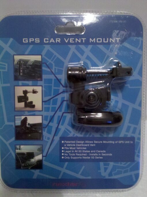 Nextar GPS Car Vent Mount - Black