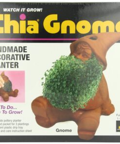 Chia Pet Gnome with Seed Pack, Decorative Pottery Planter, Easy to Do and Fun to Grow, Novelty Gift, Perfect for Any Occasion 14 916Li2GbVyL