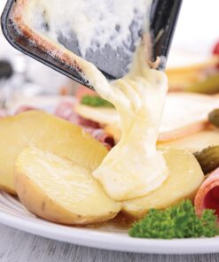 Swissmar KF-77081 Stelvio 8-Person Raclette Party Grill with Granite Stone Grill Top, Brushed Stainless Steel 29 916PuAcoTKL