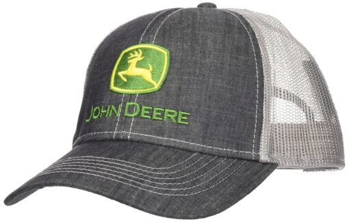 John Deere Men's Baseball Charcoal One Size