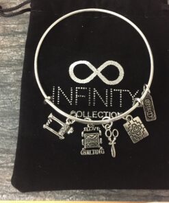 Infinity Collection Quilting Jewelry- Quilting Gift, Quilting Bracelet, Sewing Gifts, Gift for Quilters or Sewers 5 916e3KeyrlL