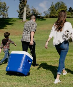 Igloo Ice Cube 60 Quart Roller Cooler , Ocean Blue 22 916eHgsbueL