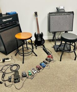 Donner Tuner Pedal, Dt-1 Chromatic Guitar Tuner Pedal with Pitch Indicator for Electric Guitar and Bass True Bypass Black Tuner 33 916en2JeCfL