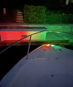 Acelane Boat LED Navigation Lights, Marine Red and Green Sidelights Sailing Signal Lights Bow Lights Stainless Steel 12V IP65 Waterproof for Boating Fishing Yacht, Pontoons, Chandlery Boat, Skeeter Boat Light 02 17 916gJ9tMNAL