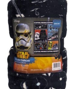 Alternative view of Jay Franco Star Wars Classic Throw Blanket (Offical Product), Medium Medium Throw Blanket