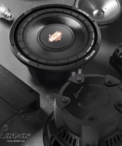 Lanzar 12in Car Subwoofer Speaker - Black Non-Pressed Paper Cone, Stamped Steel Basket, Dual 4 Ohm Impedance, 1600 Watt Power and Foam Edge Suspension for Vehicle Audio Stereo Sound System - MAXP124D 14 916u qVk 9L