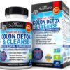 Colon Cleanser and Detox for Weight Loss & Digestive Support - 15 Day Fast-Acting Extra Strength Cleanse with Probiotic Fiber Plus Noni for Constipation Relief & Bloating Support, Non-GMO, 45 Count 13 9170lPcsTL