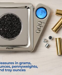 AMERICAN WEIGH SCALES Blade Series Digital Precision Pocket Weight Scale with Silicone Mat, Chrome, 1000g x 0.1g (BL-1KG-CH-SE) BL-1KG-Chrome with silicone Mat 10 9172OA4GYzL