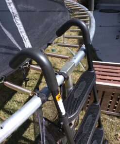 JumpSport SureStep Removable Platform 2-Step Trampoline Safety Ladder - Easy to Attach, Powder Coated, and UV Treated for Weather Protection 3-Step Ladder 20 9179Z7b90WL