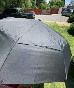 Repel Umbrella The Original Portable Travel Umbrella - Umbrellas for Rain Windproof, Strong Compact Umbrella for Wind and Rain, Perfect Car Umbrella, Golf Umbrella, Backpack, and On-the-Go 1-Black 47 917BrogOFFL