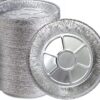 Spare Essentials 25 Pack 9'' Pie Pans/Disposable Plates/Aluminum Foil Quinche Pan/Tart Tins/Pie Tins/Aluminum Pie Pans