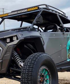 Chupacabra Offroad - Rear View/Side UTV Mirrors with SPOT Mirror - High Impact Right & Left Side Mirror Kit for 1.6" - 2" Roll Cage - RZR Can Am Yamaha Honda Arctic Cat 24 917MKpsfhxL