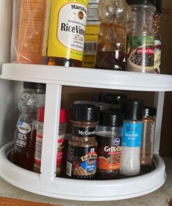 Copco Non-Skid Turntable, 2-Tier, 12-Inch, White/Gray 30 917SpueHcUL