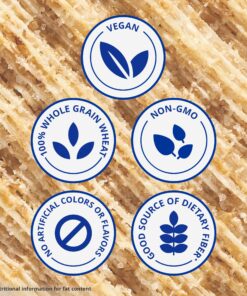 Triscuit Hint of Sea Salt Whole Grain Wheat Crackers, Vegan Crackers, 8.5 oz 26 917UwsF9efL