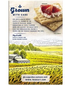 Triscuit Hint of Sea Salt Whole Grain Wheat Crackers, Vegan Crackers, 8.5 oz 38 917VPBMFYcL
