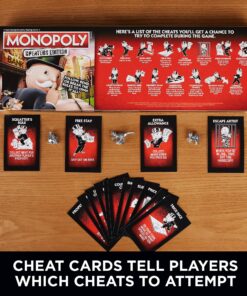 Monopoly Game: Cheaters Edition Board Game, for 3-6 Players, Ages 8 and Up 30 917WGcleNCL