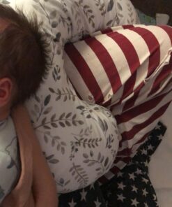 Boppy Nursing Pillow Original Support, Gray Taupe Leaves, Ergonomic Nursing Essentials for Bottle and Breastfeeding, Firm Fiber Fill, with Removable Nursing Pillow Cover, Machine Washable 26 917WWIg7oOL