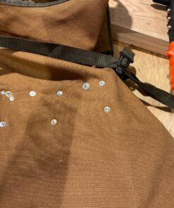 Custom LeathercraftIP489X Suede Tool Bag & Poly Web Belt, 3 Pocket , Tan 19 917XgrteZzL