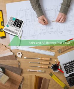 Calculator, Splaks 2 Pack Standard Functional Desktop Calculators Solar and AA Battery Dual Power Electronic Office Calculators with 12-Digit Large Display (1 Basic Black&1 Updated Silver) 1 Black & 1 Silver 17 917axQxdROL 6