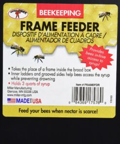 Little Giant Frame Feeder Beehive Frame Syrup Bee Feeder for Beekeeping (3 Quart) (Item No. FRAMEFDR) , Black 8 917dUPHvkUS