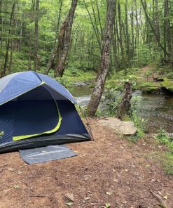 Coleman Sundome Camping Tent, 2/3/4/6 Person Dome Tent with Snag-Free Poles for Easy Setup in Under 10 Mins, Included Rainfly Blocks Wind & Rain, Tent for Camping, Festivals, Backyard, Sleepovers Navy Blue 2 Person 59 917hNj8pIML
