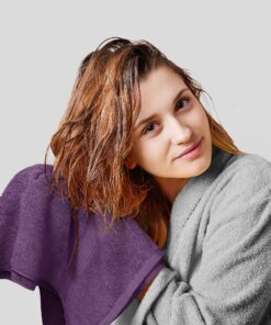 Utopia Towels 8-Piece Premium Towel Set, 2 Bath Towels, 2 Hand Towels, and 4 Wash Cloths, 600 GSM 100% Ring Spun Cotton Highly Absorbent Towels for Bathroom, Gym, Hotel, and Spa (Plum) Plum 22 917itHwdKFL