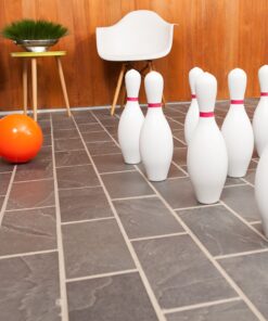 Champion Sports Plastic Bowling Ball: Rubberized Soft Ball for Training & Kids Games, Orange 12 917k5R6ddiL