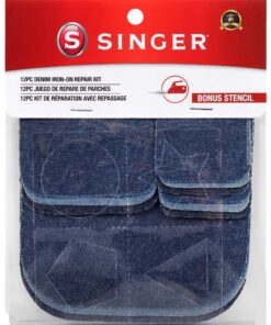 Alternative view of SINGER 00079 Denim Iron-On Repair Kit, Assorted, Colors May Vary Denim Iron-On Repair Kit, Assorted Sizes